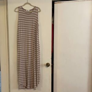 Chic soul striped maxi